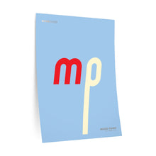 Load image into Gallery viewer, mp (mezzo piano) • blue ▸ Style 2 wall decal
