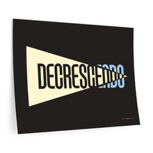 Load image into Gallery viewer, "Decrescendo" • black ▸ Style 2 wall decal