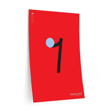Load image into Gallery viewer, Eighth rest • red ▸ Style 2 wall decal