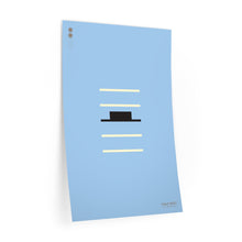 Load image into Gallery viewer, Half rest • blue ▸ Style 2 wall decal