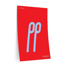 Load image into Gallery viewer, pp (pianissimo) • red ▸ Style 2 wall decal