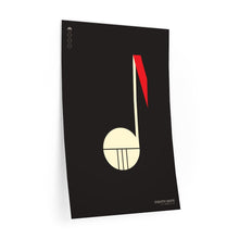 Load image into Gallery viewer, Eighth note • black ▸ Style 2 wall decal