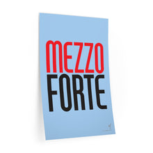Load image into Gallery viewer, "Mezzo Forte" • blue ▸ Style 2 wall decal