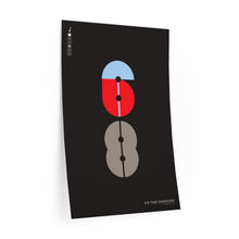 Load image into Gallery viewer, 6|8 time signature • black ▸ Style 2 wall decal