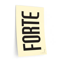 Load image into Gallery viewer, "Forte" • cream ▸ Style 2 wall decal