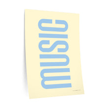 Load image into Gallery viewer, "Music" • cream ▸ Style 2 wall decal
