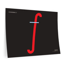 Load image into Gallery viewer, f (forte) • black ▸ Style 2 wall decal