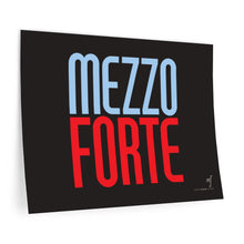 Load image into Gallery viewer, "Mezzo Forte" • black ▸ Style 2 wall decal