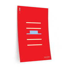 Load image into Gallery viewer, Half rest • red ▸ Style 2 wall decal