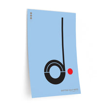 Load image into Gallery viewer, Dotted half note • blue ▸ Style 2 wall decal