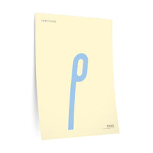 Load image into Gallery viewer, p (piano) • cream ▸ Style 2 wall decal