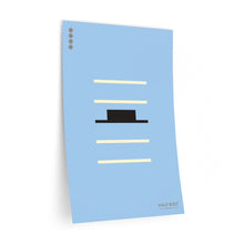 Load image into Gallery viewer, Half rest • blue ▸ Style 2 wall decal