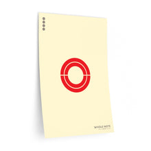 Load image into Gallery viewer, Whole note • cream ▸ Style 2 wall decal