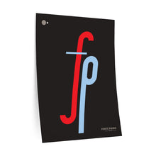 Load image into Gallery viewer, fp (forte piano) • black ▸ Style 2 wall decal