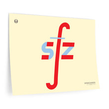 Load image into Gallery viewer, sfz (sforzando) • cream ▸ Style 2 wall decal