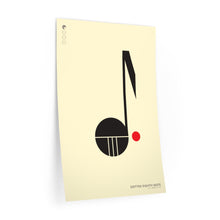 Load image into Gallery viewer, Dotted eighth note • cream ▸ Style 2 wall decal