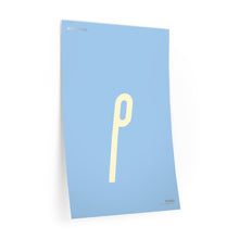 Load image into Gallery viewer, p (piano) • blue ▸ Style 2 wall decal