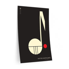 Load image into Gallery viewer, Dotted eighth note • black ▸ Style 2 wall decal