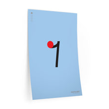 Load image into Gallery viewer, Eighth rest • blue ▸ Style 2 wall decal