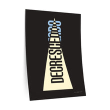 Load image into Gallery viewer, "Decrescendo" • black ▸ Style 2 wall decal