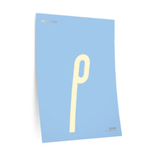 Load image into Gallery viewer, p (piano) • blue ▸ Style 2 wall decal
