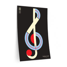 Load image into Gallery viewer, Treble Clef • black ▸ Style 2 wall decal