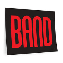 Load image into Gallery viewer, "Band" • black ▸ Style 2 wall decal