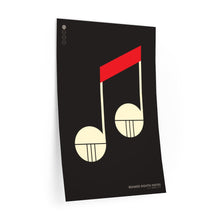 Load image into Gallery viewer, Beamed eighth notes • black ▸ Style 2 wall decal