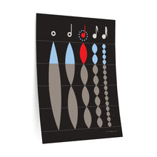 Load image into Gallery viewer, Note values in relation to quarter note • black ▸ Style 2 wall decal