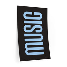 Load image into Gallery viewer, "Music" • black ▸ Style 2 wall decal