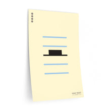 Load image into Gallery viewer, Half rest • cream ▸ Style 2 wall decal