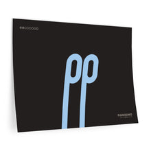 Load image into Gallery viewer, pp (pianissimo) • black ▸ Style 2 wall decal