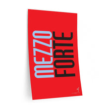Load image into Gallery viewer, "Mezzo Forte" • red ▸ Style 2 wall decal