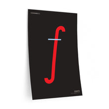 Load image into Gallery viewer, f (forte) • black ▸ Style 2 wall decal