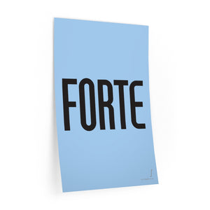 "Forte" • blue ▸ Style 2 wall decal