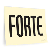 Load image into Gallery viewer, &quot;Forte&quot; • cream ▸ Style 2 wall decal
