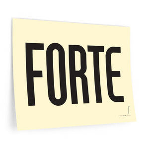 "Forte" • cream ▸ Style 2 wall decal