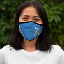 Load image into Gallery viewer, &quot;Lots of small steps get us far.&quot; : Fitted Fabric Face Mask
