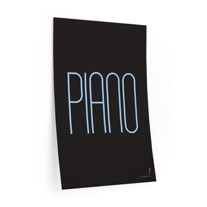 "Piano" • black ▸ Style 2 wall decal