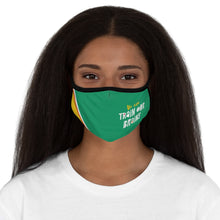 Load image into Gallery viewer, &quot;We can train our brains.&quot; : Fitted Fabric Face Mask
