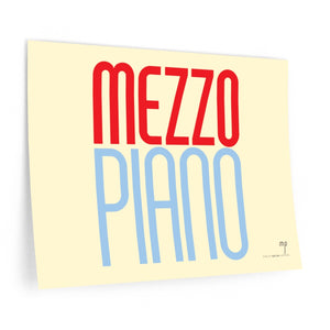 "Mezzo Piano" • cream ▸ Style 2 wall decal