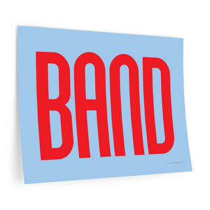 "Band" • blue ▸ Style 2 wall decal