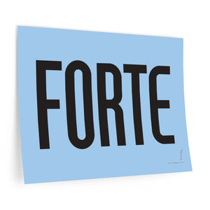 "Forte" • blue ▸ Style 2 wall decal