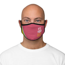 Load image into Gallery viewer, &quot;It&#39;s okay to make mistakes.&quot; : Fitted Fabric Face Mask
