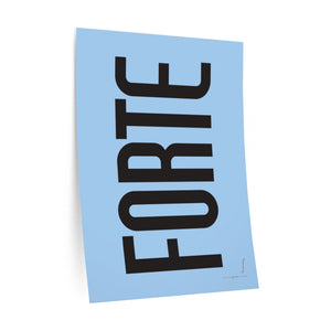 "Forte" • blue ▸ Style 2 wall decal