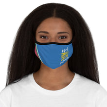 Load image into Gallery viewer, &quot;Lots of small steps get us far.&quot; : Fitted Fabric Face Mask
