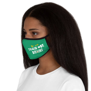 "We can train our brains." : Fitted Fabric Face Mask