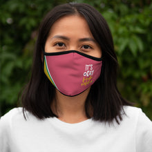 Load image into Gallery viewer, &quot;It&#39;s okay to make mistakes.&quot; : Fitted Fabric Face Mask
