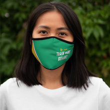 Load image into Gallery viewer, &quot;We can train our brains.&quot; : Fitted Fabric Face Mask
