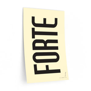 "Forte" • cream ▸ Style 2 wall decal